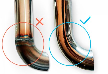 Высокое качество сварки и шлифовки